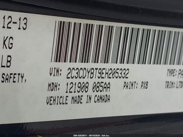 2014 DODGE CHALLENGER 2C3CDYBT9EH205332 Photo 8