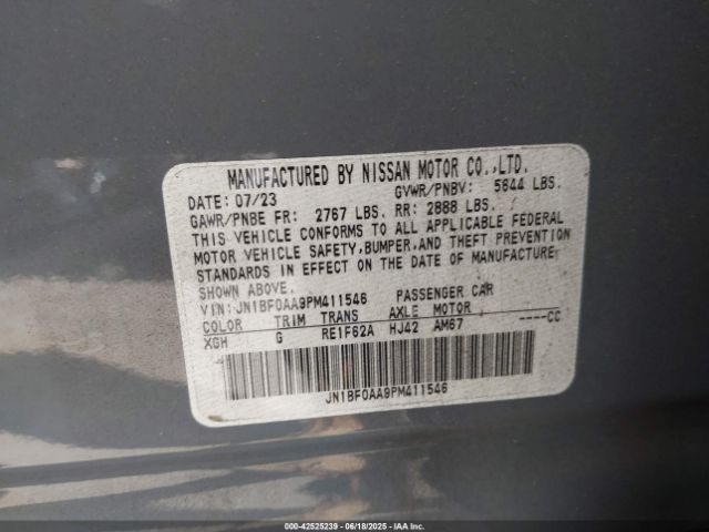 2023 NISSAN ARIYA JN1BF0AA9PM411546 Photo 8