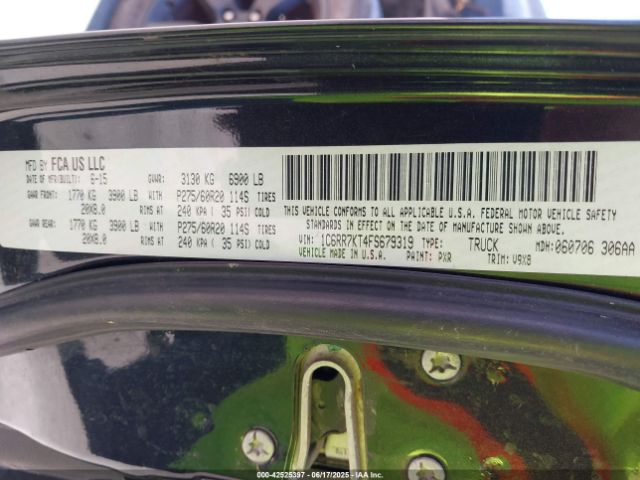 1C6RR7KT4FS679319 RAM 1500 Express