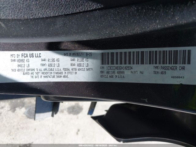 1C3CCCAB3GN102934 Chrysler 200
