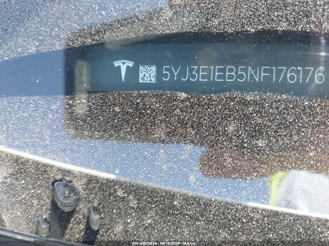 2022 TESLA MODEL 3 5YJ3E1EB5NF176176 Photo 8