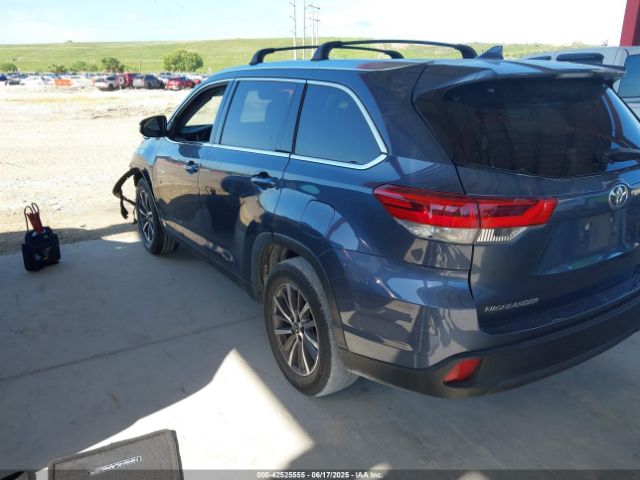 2019 TOYOTA HIGHLANDER 5TDKZRFH7KS346594 Photo 2
