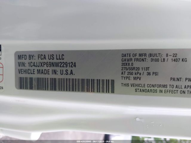 2022 JEEP WRANGLER 4XE 1C4JJXP69NW229124 Photo 8