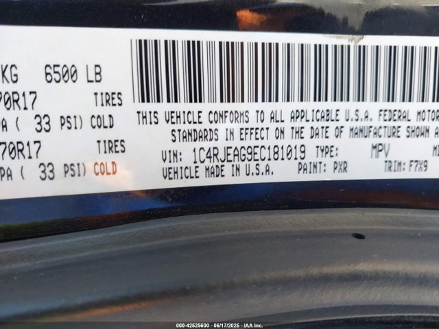 1C4RJEAG9EC181019 Jeep 2014