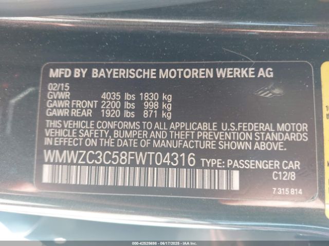 2015 MINI COUNTRYMAN WMWZC3C58FWT04316 Photo 8