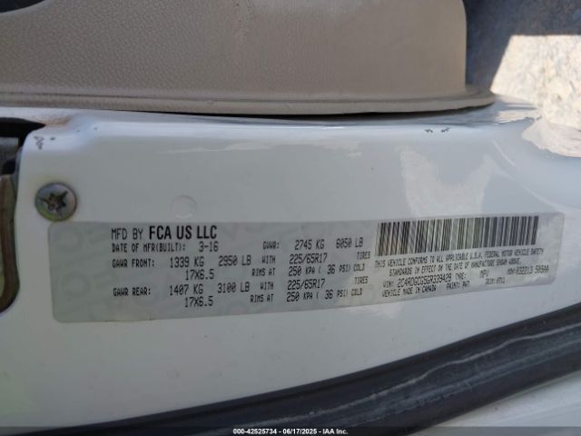 2016 DODGE GRAND CARAVAN 2C4RDGCG5GR339429 Photo 8