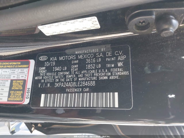 3KPA24AD8LE284688 KIA gammaii 1.6mpi+cvt