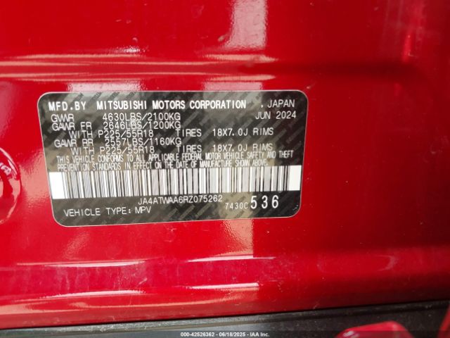 2024 MITSUBISHI ECLIPSE CROSS JA4ATWAA6RZ075262 Photo 8