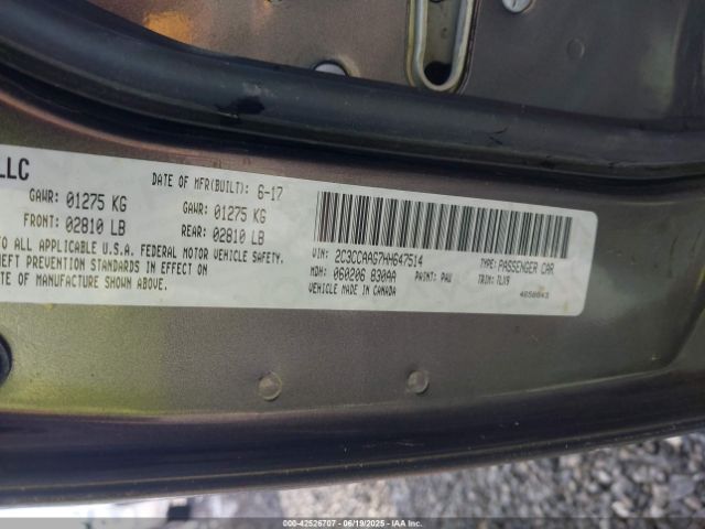 2017 CHRYSLER 300 2C3CCAAG7HH647514 Photo 8