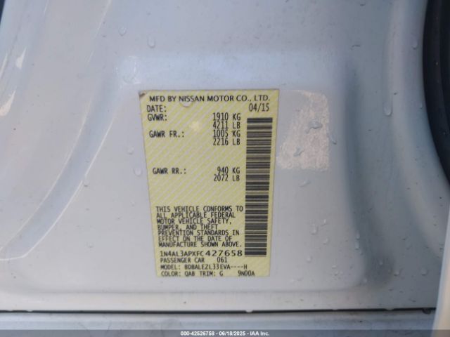 1N4AL3APXFC427658 Nissan 2015