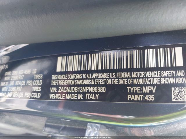 2022 JEEP RENEGADE ZACNJDB13NPN96980 Photo 8