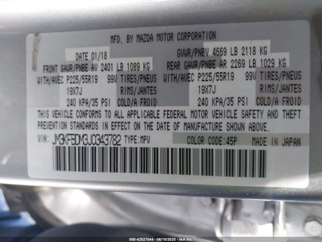 2018 MAZDA CX-5 JM3KFBDM3J0343782 Photo 8