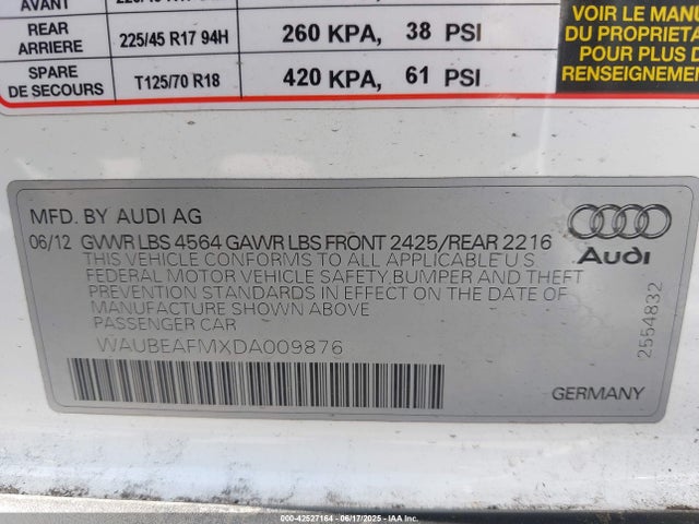 2013 AUDI A3 WAUBEAFMXDA009876 Photo 8
