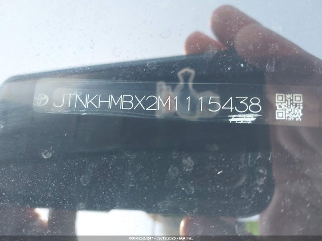 JTNKHMBX2M1115438 Toyota 3zr-fae