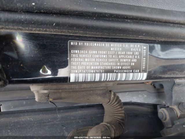 2013 VOLKSWAGEN BEETLE 3VWJP7AT2DM676791 Photo 8