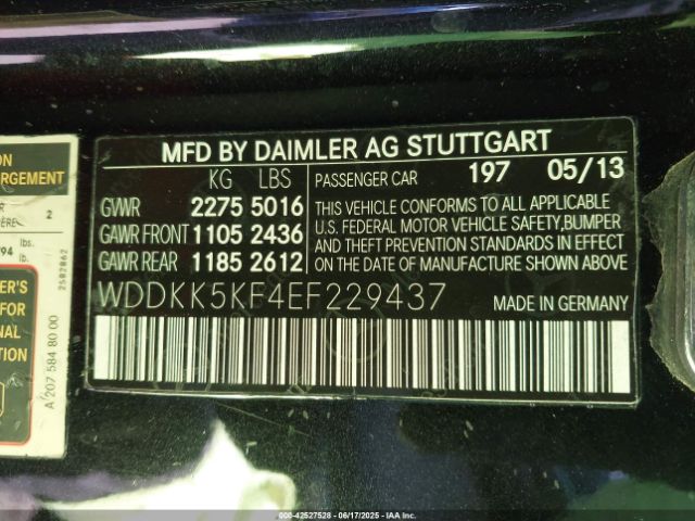 2014 MERCEDES-BENZ E 350 WDDKK5KF4EF229437 Photo 8