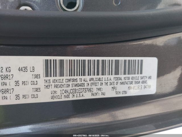 2014 JEEP COMPASS 1C4NJCEB1ED737061 Photo 8