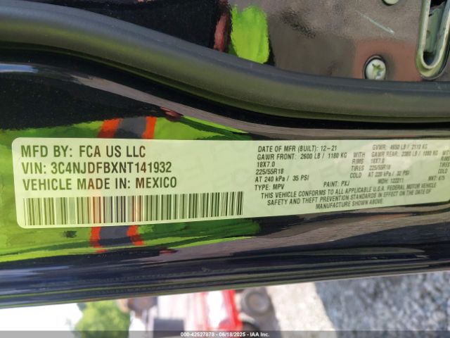2022 JEEP COMPASS 3C4NJDFBXNT141932 Photo 8