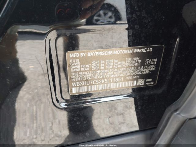 2019 BMW X1 WBXHU7C52K5L11851 Photo 8