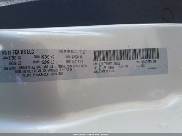 2016 FIAT 500 3C3CFFFH9GT120926 Photo 8