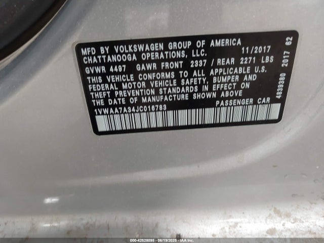 Volkswagen tsi 2018 1VWAA7A34JC016783 Image 9