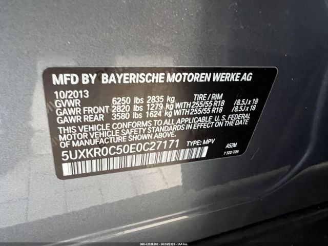 5UXKR0C50E0C27171 BMW X5 Xdrive35i
