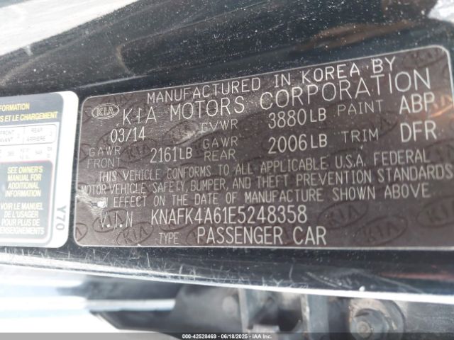 2014 KIA FORTE KNAFK4A61E5248358 Photo 8