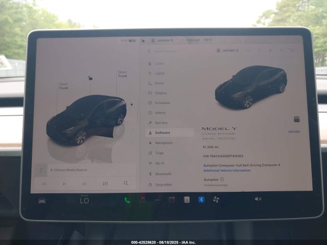 42528620 :رقم المزاد ، 7SAYGAEE6PF915183 vin ، 2023 Tesla Model Y Awd/long Range Dual Motor All-wheel Drive مزاد بيع