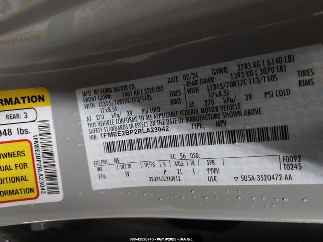 2024 FORD BRONCO 1FMEE2BP2RLA23042 Photo 8