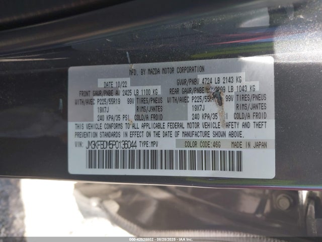Mazda pyud 2023 JM3KFBDM5P0136044 Image 9