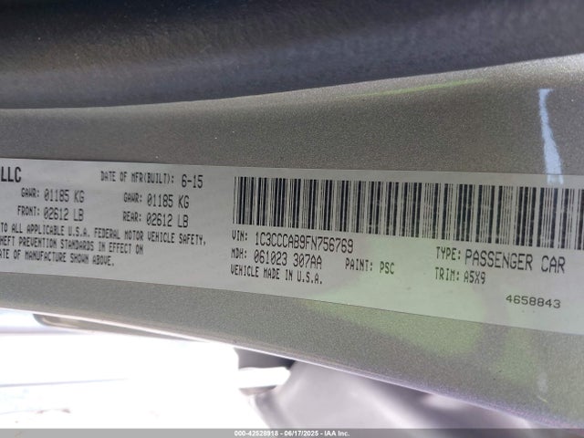 Chrysler 2015 2015 1C3CCCAB9FN756769 Image 9