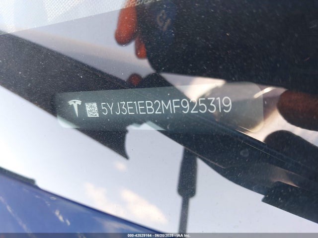 Tesla 2021 2021 5YJ3E1EB2MF925319 Image 18