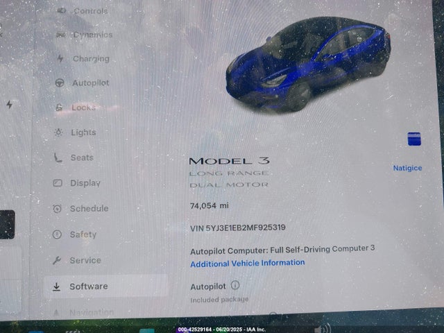 2021 TESLA MODEL 3 5YJ3E1EB2MF925319 Photo 6