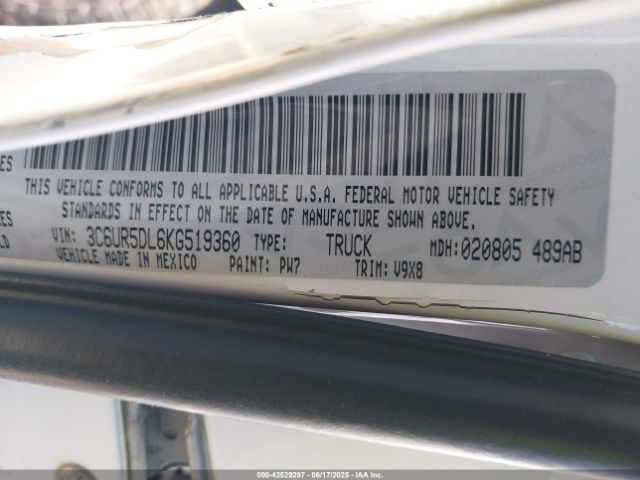 3C6UR5DL6KG519360 RAM 2019
