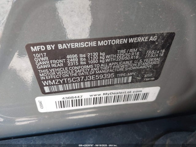 2018 MINI COUNTRYMAN WMZYT5C37J3E59395 Photo 8