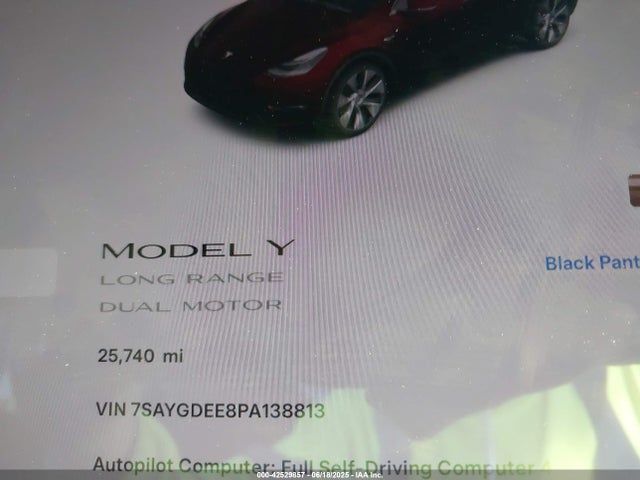 2023 TESLA MODEL Y 7SAYGDEE8PA138813 Photo 6