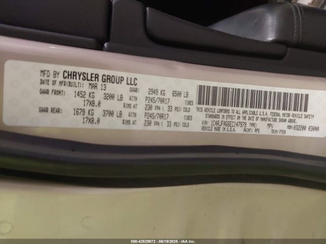 2014 JEEP GRAND CHEROKEE 1C4RJFAG6EC147979 Photo 8