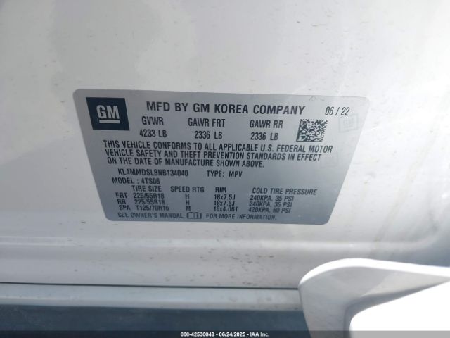 2022 BUICK ENCORE GX KL4MMDSL8NB134040 Photo 8