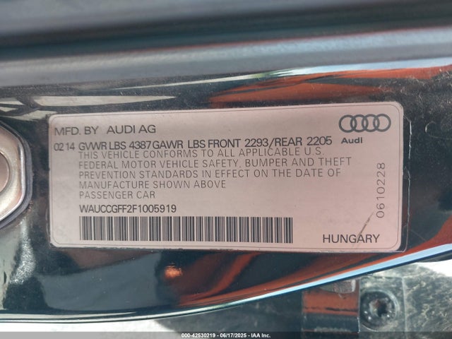 2015 AUDI A3 WAUCCGFF2F1005919 Photo 8