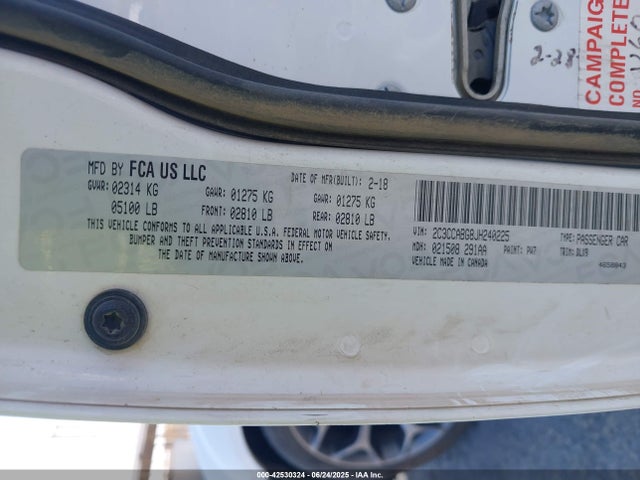 Chrysler 2018 2018 2C3CCABG8JH240225 Image 9