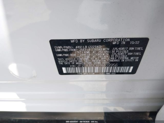 JF2SKADCXPH409956 Subaru na u5