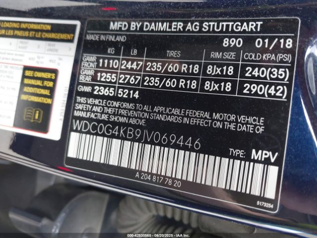 2018 MERCEDES-BENZ GLC 300 WDC0G4KB9JV069446 Photo 8