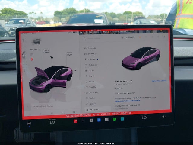 2025 TESLA MODEL 3 5YJ3E1EA7SF897151 Photo 6