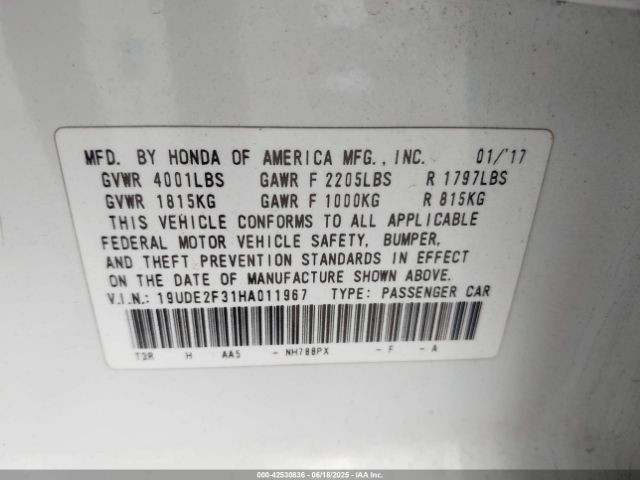2017 ACURA ILX 19UDE2F31HA011967 Photo 8