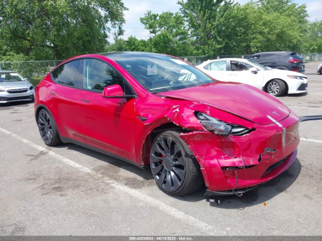 2022 TESLA MODEL Y 7SAYGDEF0NF465537
