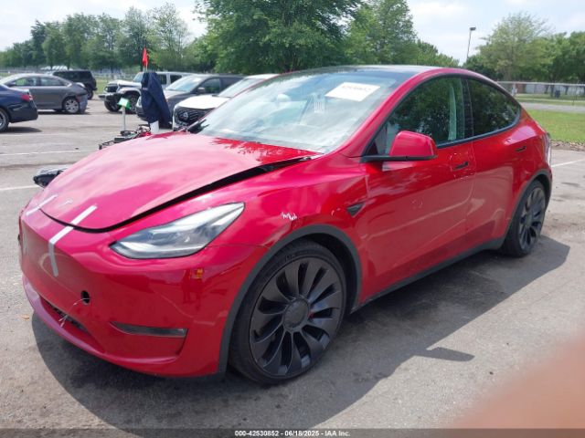 2022 TESLA MODEL Y 7SAYGDEF0NF465537 Photo 1