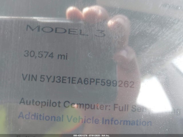 2023 TESLA MODEL 3 5YJ3E1EA6PF599262 Photo 6
