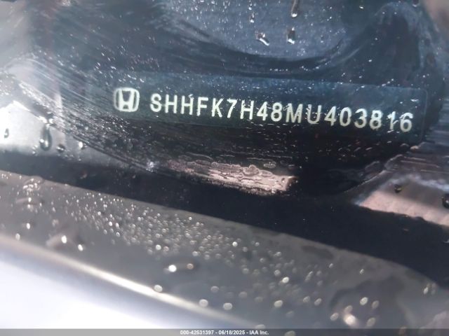 2021 HONDA CIVIC SHHFK7H48MU403816 Photo 8