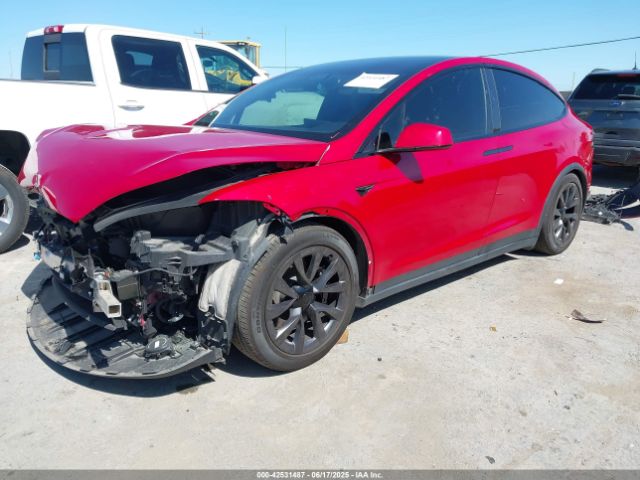 2022 TESLA MODEL X 7SAXCBE65NF342585 Photo 1