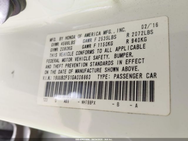 2016 ACURA TLX 19UUB2F51GA006860 Photo 8